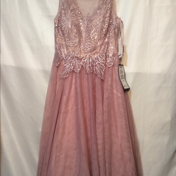 Macy's Dresses Blush Pink Sequined Ballgown Poshmark